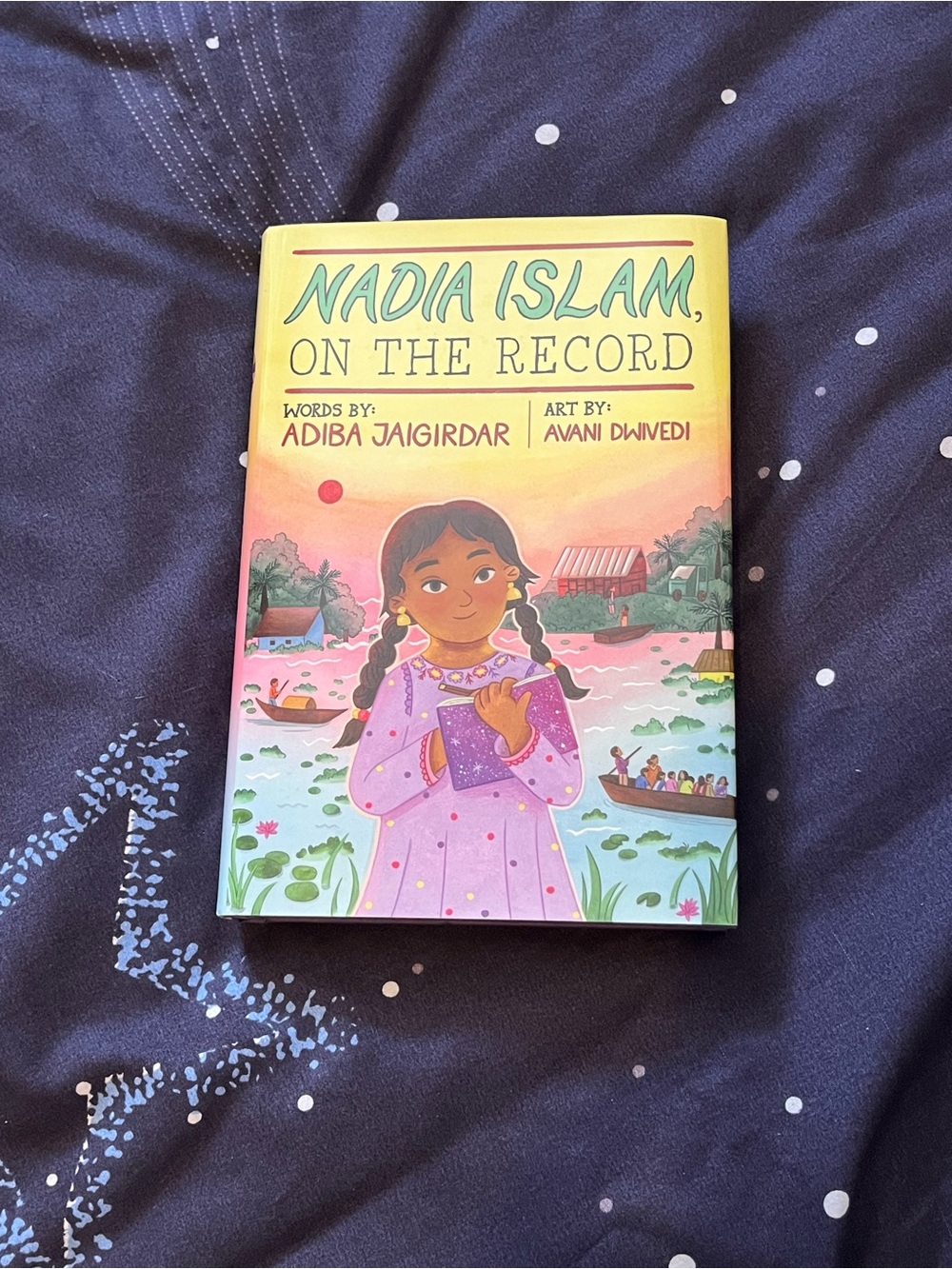 NWT Nadia Islam, On the Record Hardcover Book